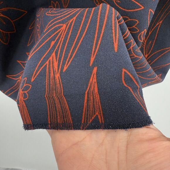 Aritzia Babaton‎ Navy and Red Printed Prosper Cut Out Dress Size 6 - Picture 4 of 12